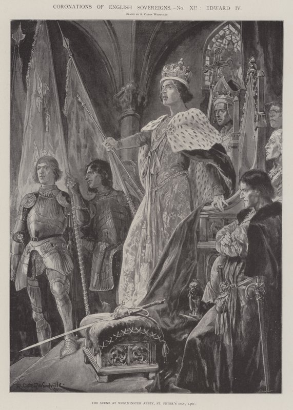 Kroninger av engelske suverene, Edward IV av Richard Caton Woodville junior