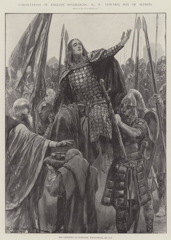 Kroninger av engelske suverene, Edward, sønn av Alfred av Richard Caton Woodville junior