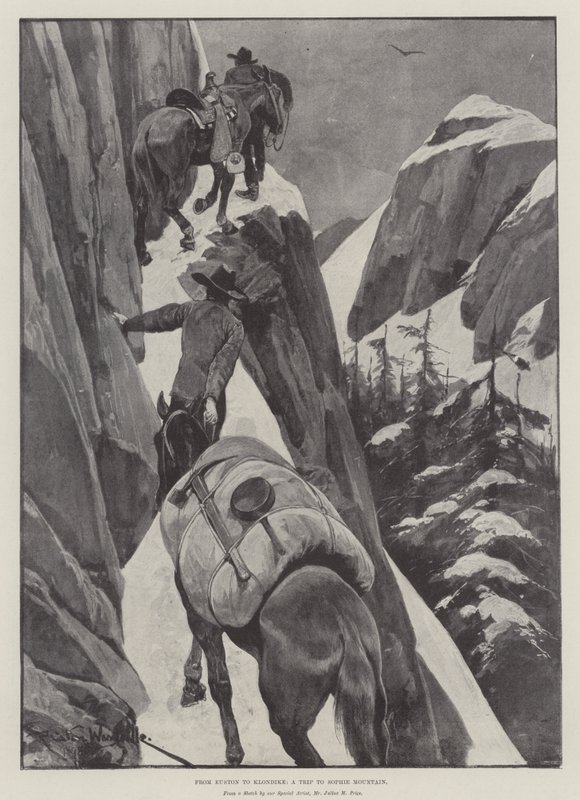 Fra Euston til Klondike, en tur til Sophie Mountain av Richard Caton Woodville junior