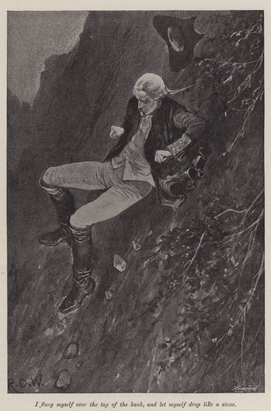 Illustrasjon for A Colonel of The Empire, av Emily Lawless av Richard Caton Woodville junior