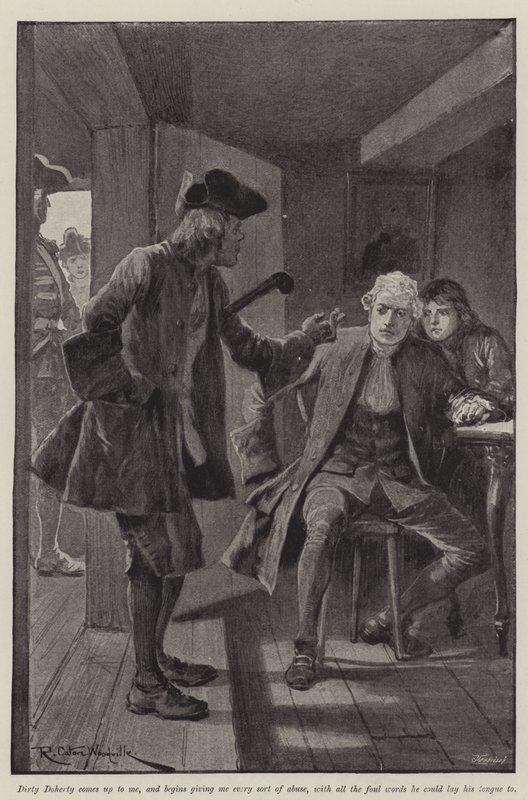 Illustrasjon for A Colonel of The Empire, av Emily Lawless av Richard Caton Woodville junior