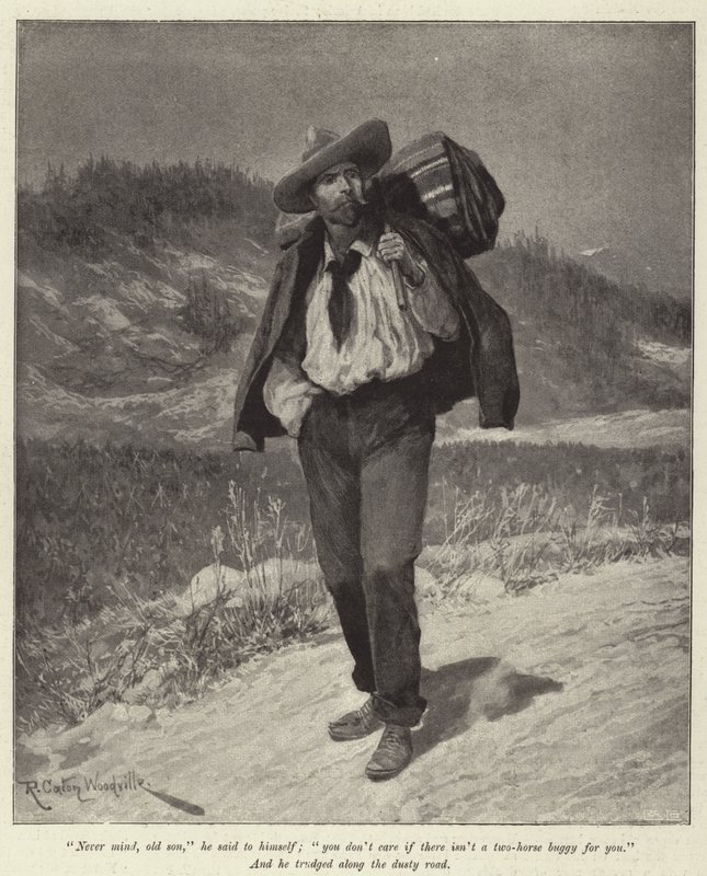 Illustrasjon for The Courage of Pauline Camacho, av Morley Roberts av Richard Caton Woodville junior
