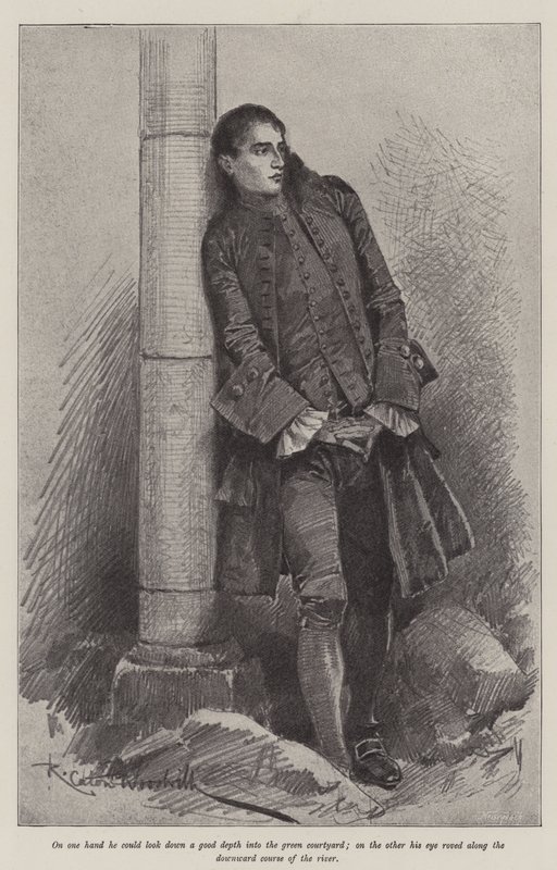Illustrasjon for The Great North Road, av Robert Louis Stevenson av Richard Caton Woodville junior