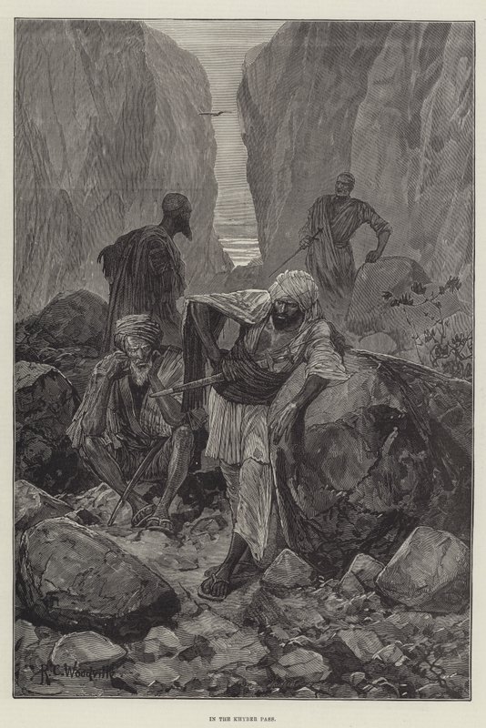 I Khyber-passet av Richard Caton Woodville junior