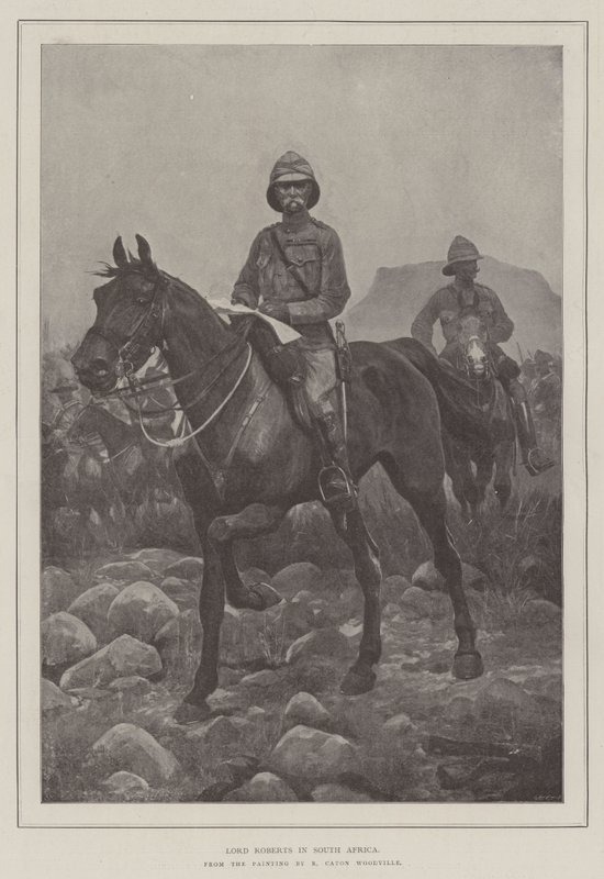 Lord Roberts i Sør-Afrika av Richard Caton Woodville junior
