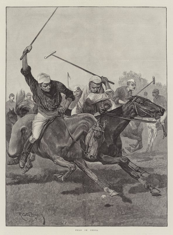 Polo i India av Richard Caton Woodville junior