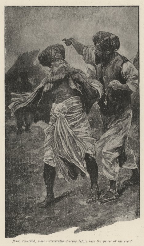 The Bridge Builders, av Rudyard Kipling av Richard Caton Woodville junior