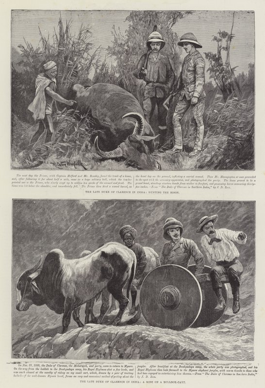 Hertugen av Clarence i India av Richard Caton Woodville junior