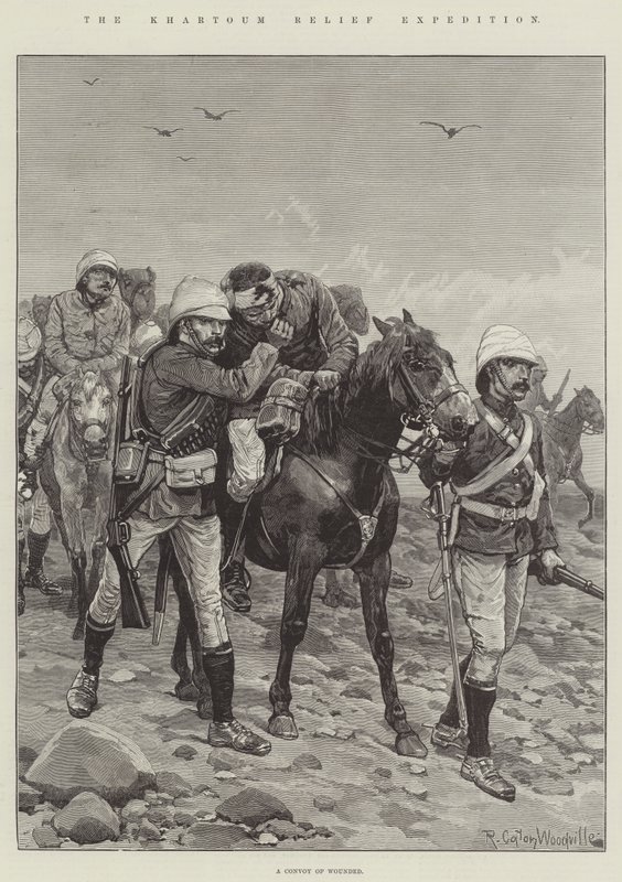 Khartoum hjelpeekspedisjon av Richard Caton Woodville junior