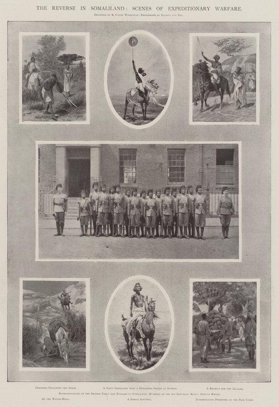 The Reverse in Somaliland, Scenes of Expeditionary Warfare av Richard Caton Woodville junior