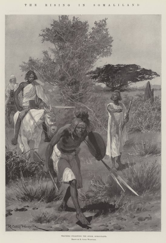 The Rising i Somaliland av Richard Caton Woodville junior