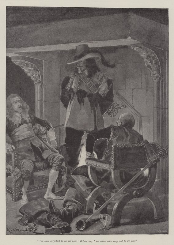 Under den røde kappen, av Stanley J Weyman av Richard Caton Woodville junior