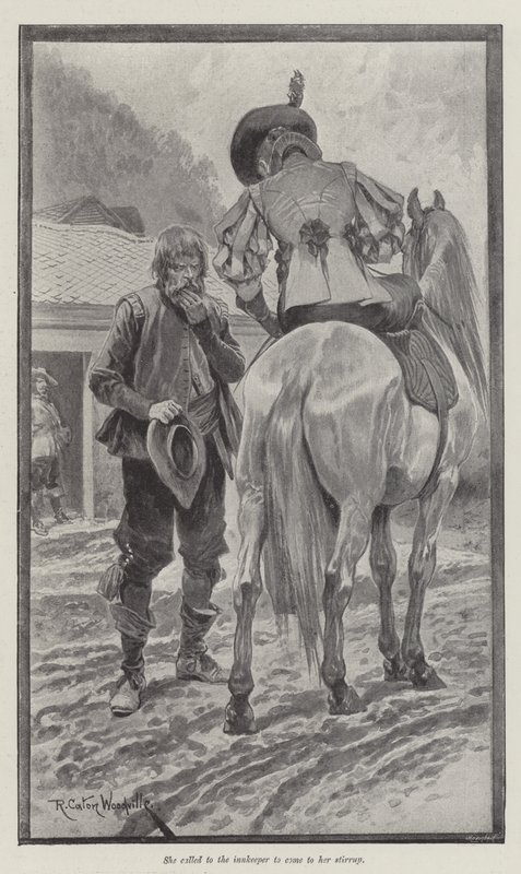 Under den røde kappen, av Stanley J Weyman av Richard Caton Woodville junior