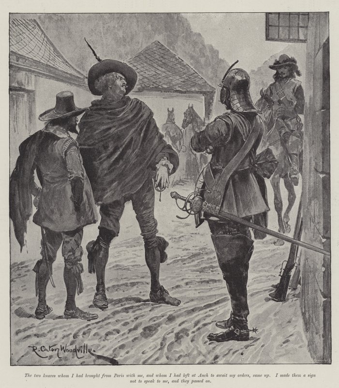 Under den røde kappen, av Stanley J Weyman av Richard Caton Woodville junior