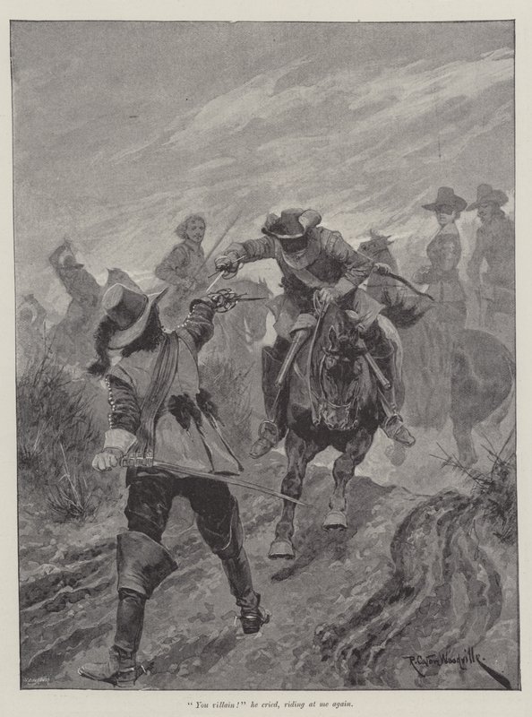 Under den røde kappen, av Stanley J Weyman av Richard Caton Woodville junior