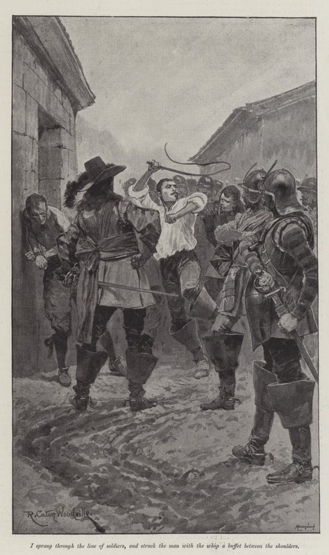 Under den røde kappen, av Stanley J Weyman av Richard Caton Woodville junior