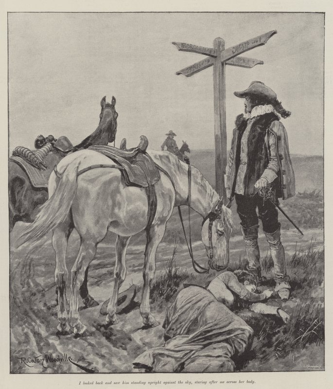 Under den røde kappen, av Stanley J Weyman av Richard Caton Woodville junior