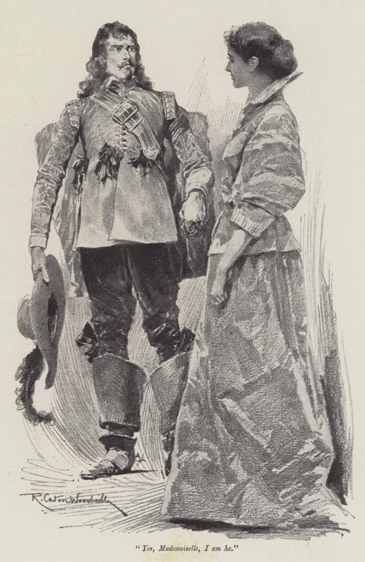 Under den røde kappen, av Stanley J Weyman av Richard Caton Woodville junior