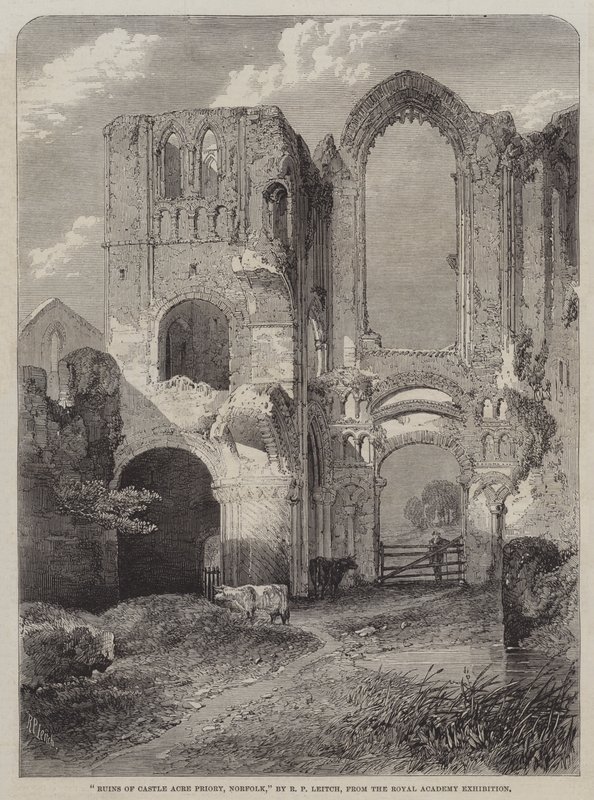 Ruinene av Castle Acre Priory, Norfolk av Richard Principal Leitch