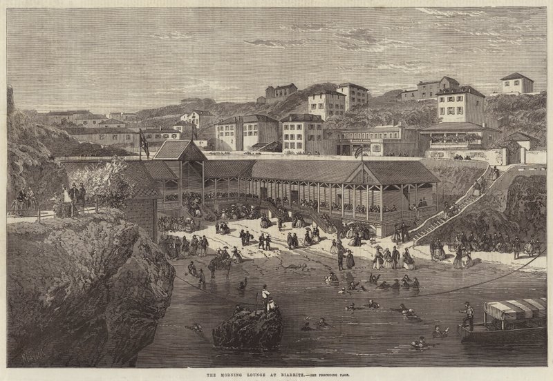 Morgensalongen på Biarritz av Richard Principal Leitch