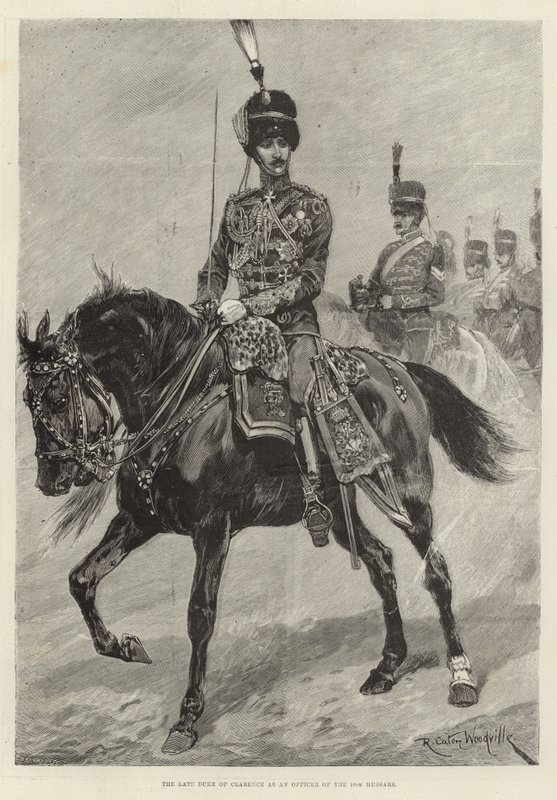 Den avdøde hertugen av Clarence (gravering) av Richard Caton II (after) Woodville