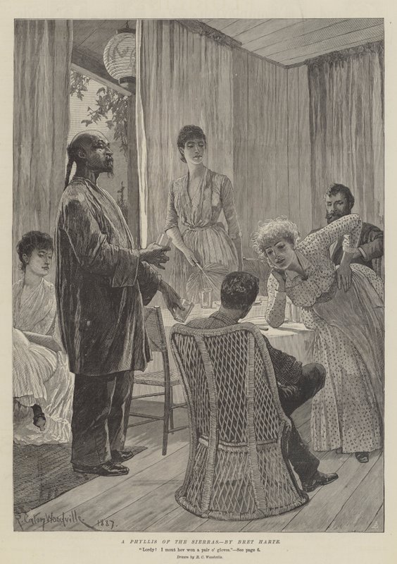 A Phyllis of the Sierras, av Bret Harte av Richard Caton Woodville junior