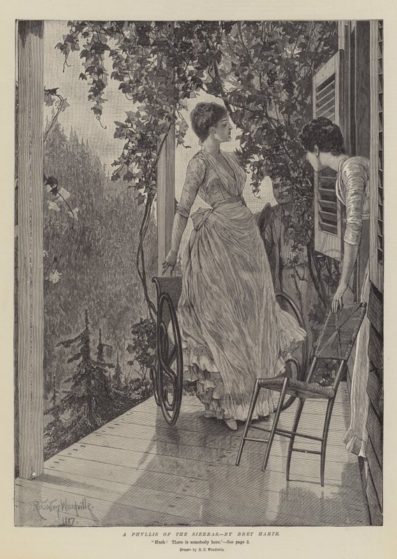A Phyllis of the Sierras, av Bret Harte av Richard Caton Woodville junior