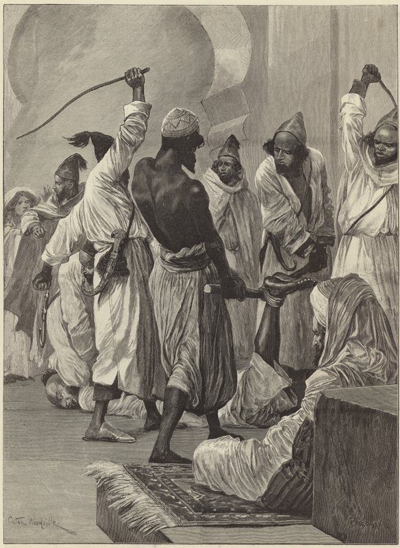 En morgens "underholdning" på Kasbah av Richard Caton Woodville junior