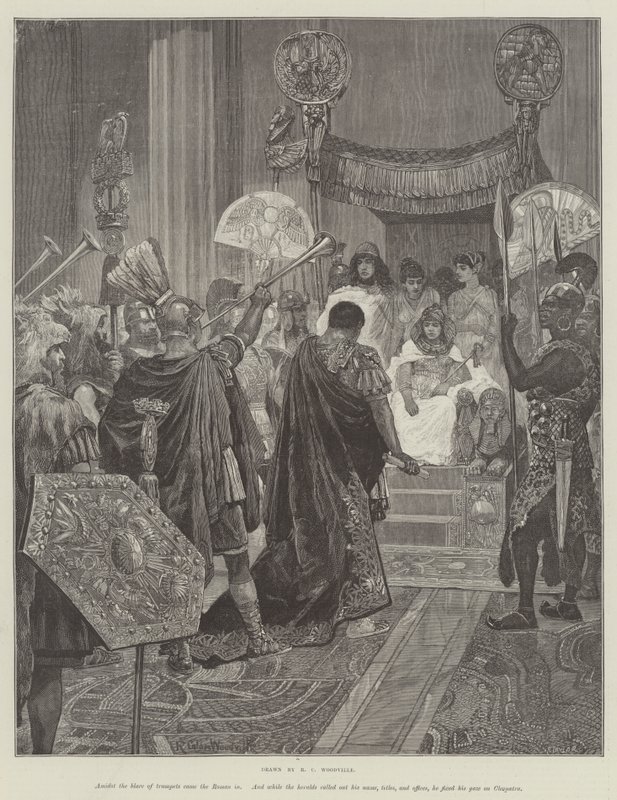 Cleopatra, av H Rider Haggard av Richard Caton Woodville junior