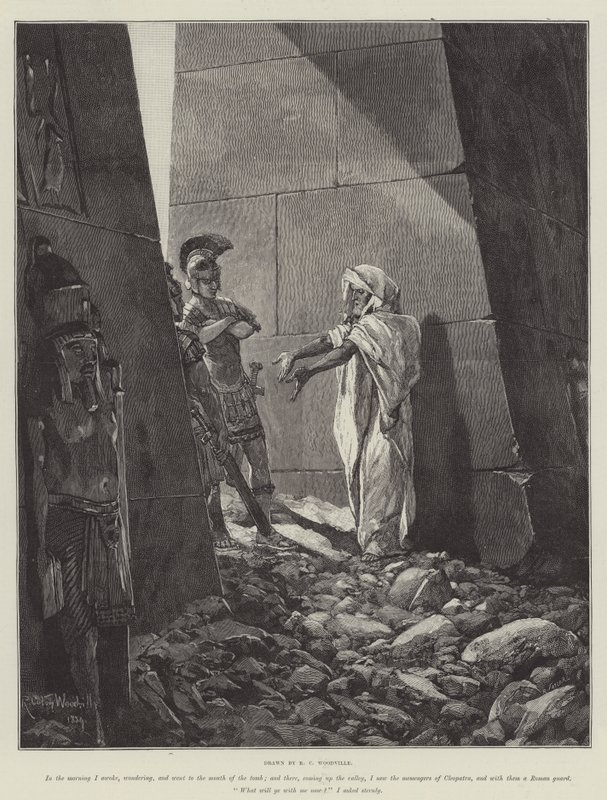 Cleopatra, av H Rider Haggard av Richard Caton Woodville junior