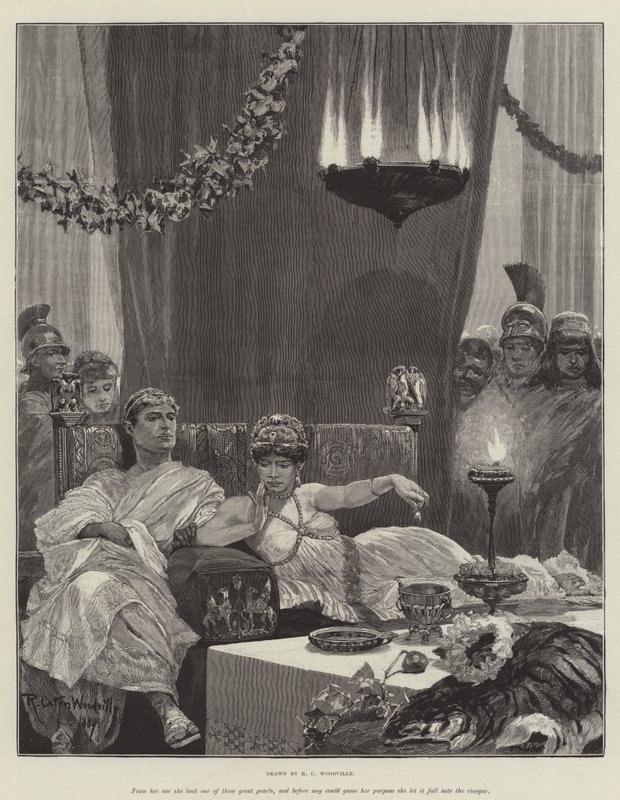 Cleopatra, av H Rider Haggard av Richard Caton Woodville junior