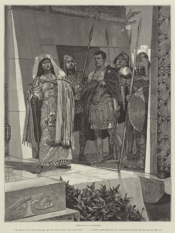 Cleopatra, av H Rider Haggard av Richard Caton Woodville junior