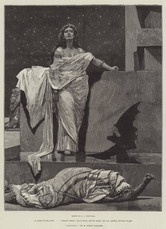 Cleopatra, av H Rider Haggard av Richard Caton Woodville junior