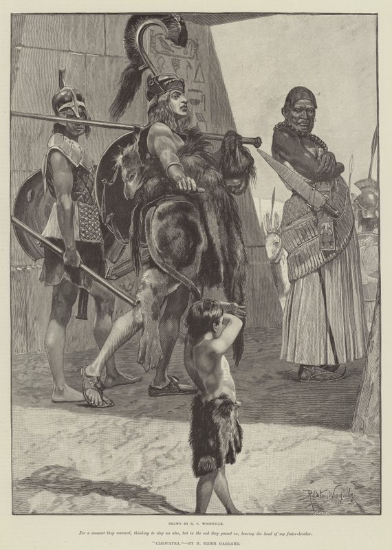 Cleopatra, av H Rider Haggard av Richard Caton Woodville junior