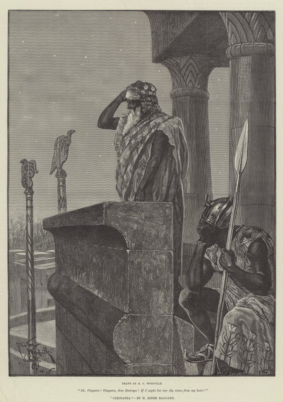 Cleopatra, av H Rider Haggard av Richard Caton Woodville junior