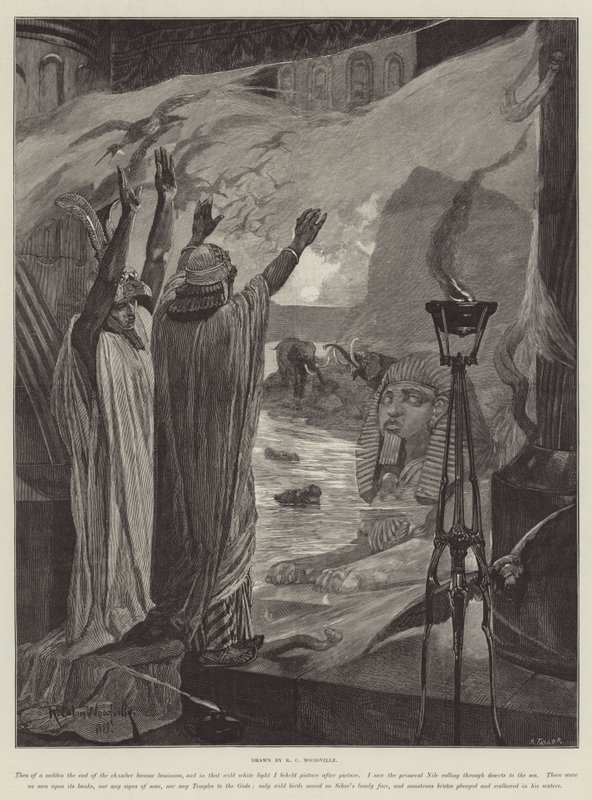 Cleopatra, av H Rider Haggard av Richard Caton Woodville junior
