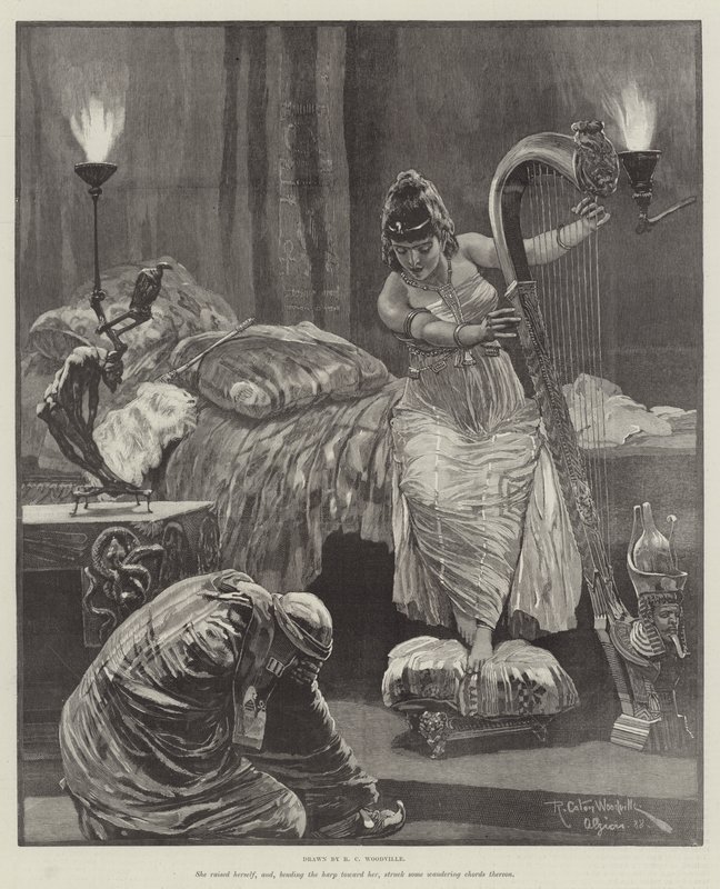 Cleopatra, av H Rider Haggard av Richard Caton Woodville junior