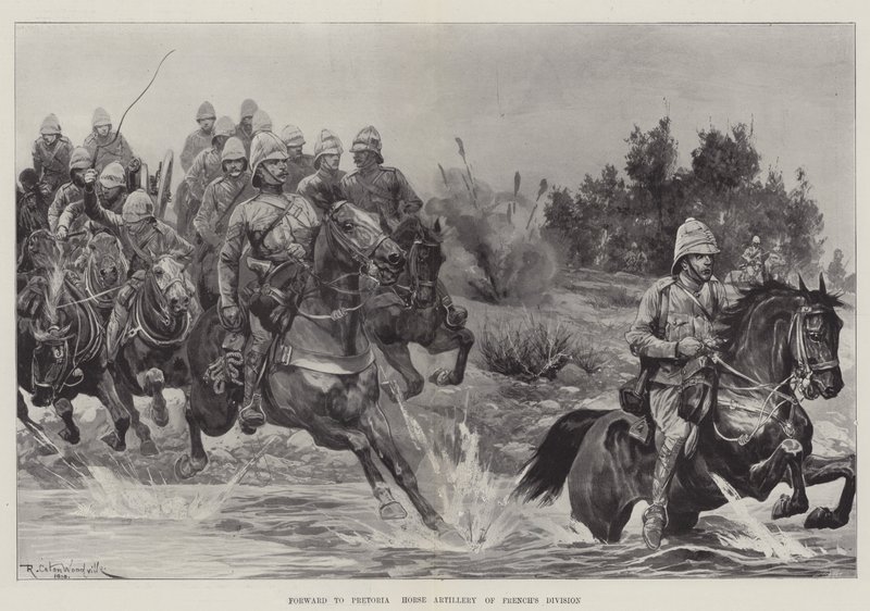 Videre til Pretoria, Horse Artillery of French