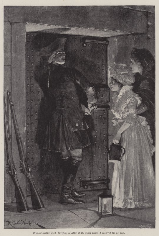 Illustrasjon for A Colonel of The Empire, av Emily Lawless av Richard Caton Woodville junior