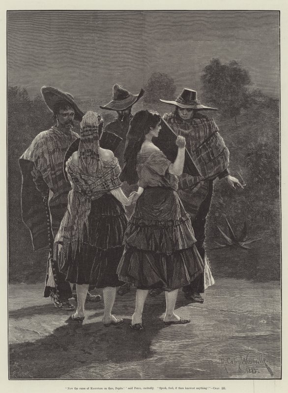 Maruja, av Bret Harte av Richard Caton Woodville junior
