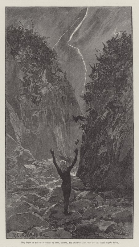 Nada the Lily, av H Rider Haggard av Richard Caton Woodville junior