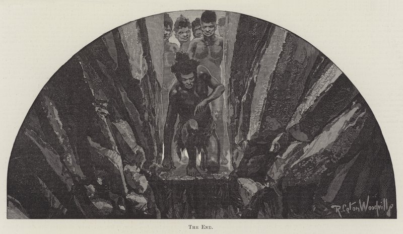 Nada the Lily, av H Rider Haggard av Richard Caton Woodville junior