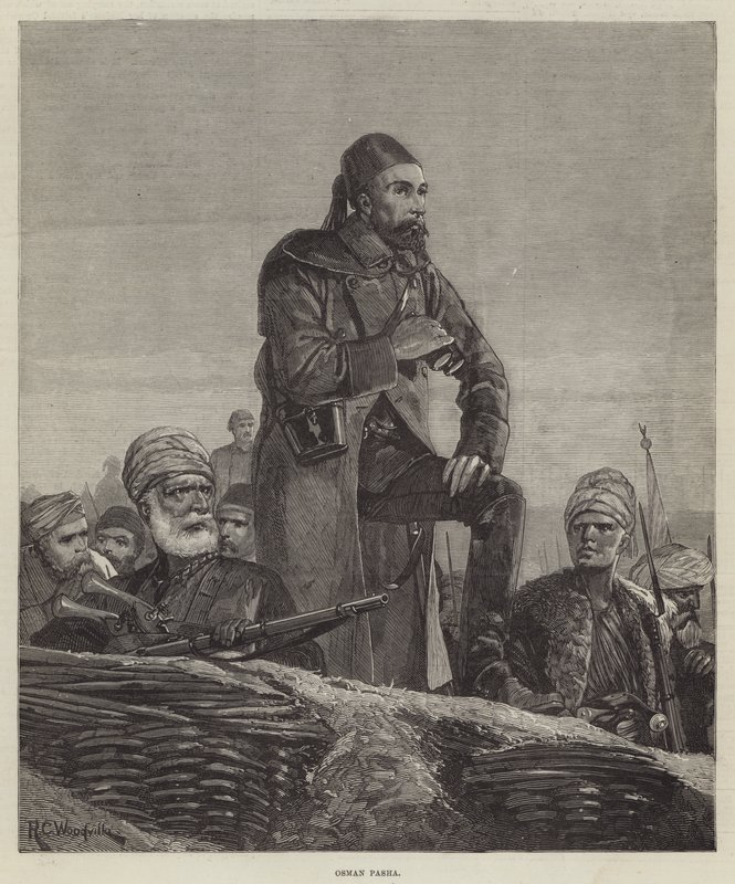 Osman Pasha av Richard Caton Woodville junior