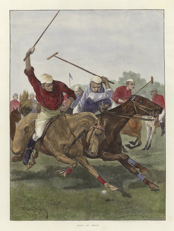 Polo i India av Richard Caton Woodville junior