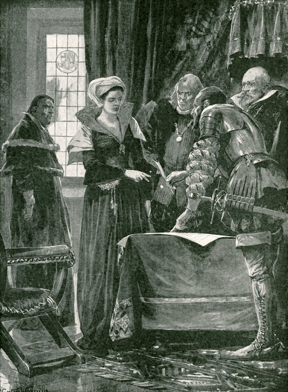 Den eneste ukronede dronningen Regnant av England: Lady Jane Gray av Richard Caton Woodville junior