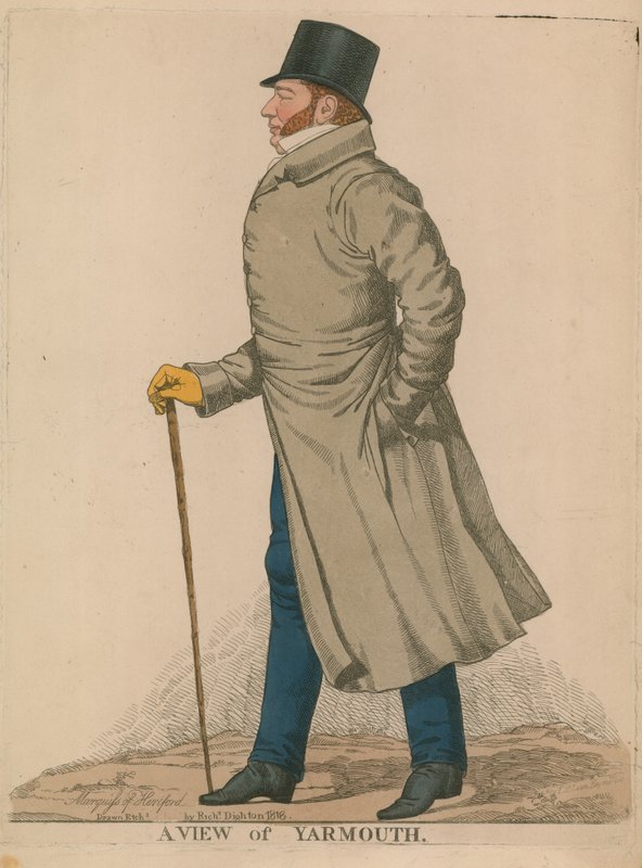 Francis Charles Seymour-Conway, 3. Marquess of Hertford; Utsikt over Yarmouth av Richard Dighton