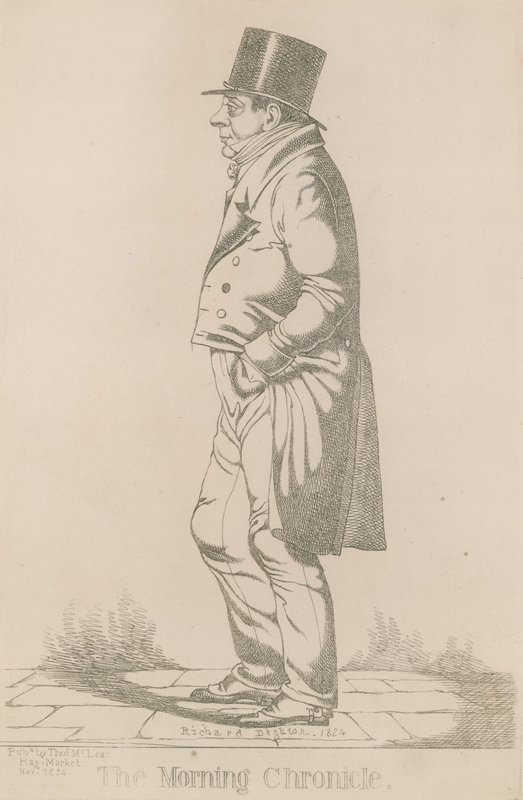 James Perry; The Morning Chronicle av Richard Dighton