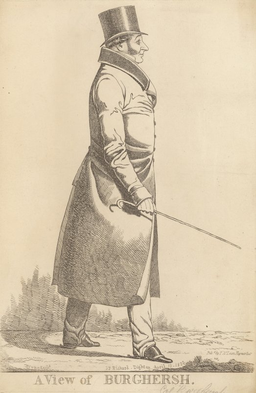 John Fane, 11. jarl av Westmorland; Utsikt over Burghersh av Richard Dighton
