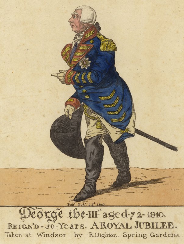 King George III  av Richard Dighton