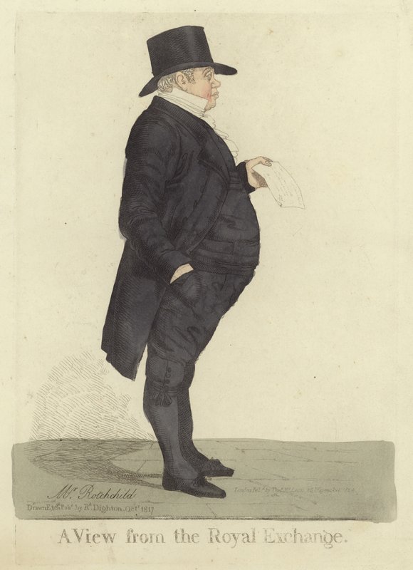 Nathan Mayer Rothschild, 1817 av Richard Dighton